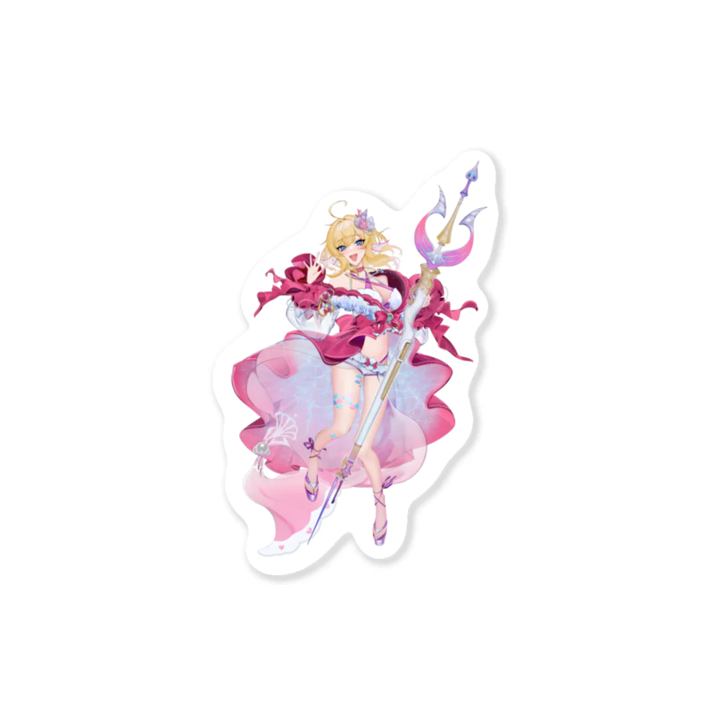 ニーア・アフーノヴァ👑🎀🫧のキービジュアルステッカー（フードなしVer.） Sticker