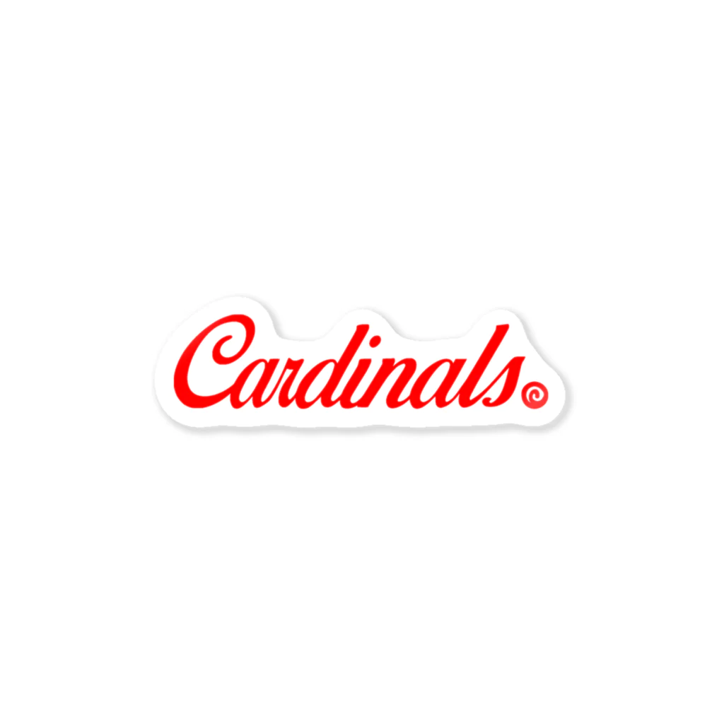 Cardinals online shopのCardinals【RED】 Sticker