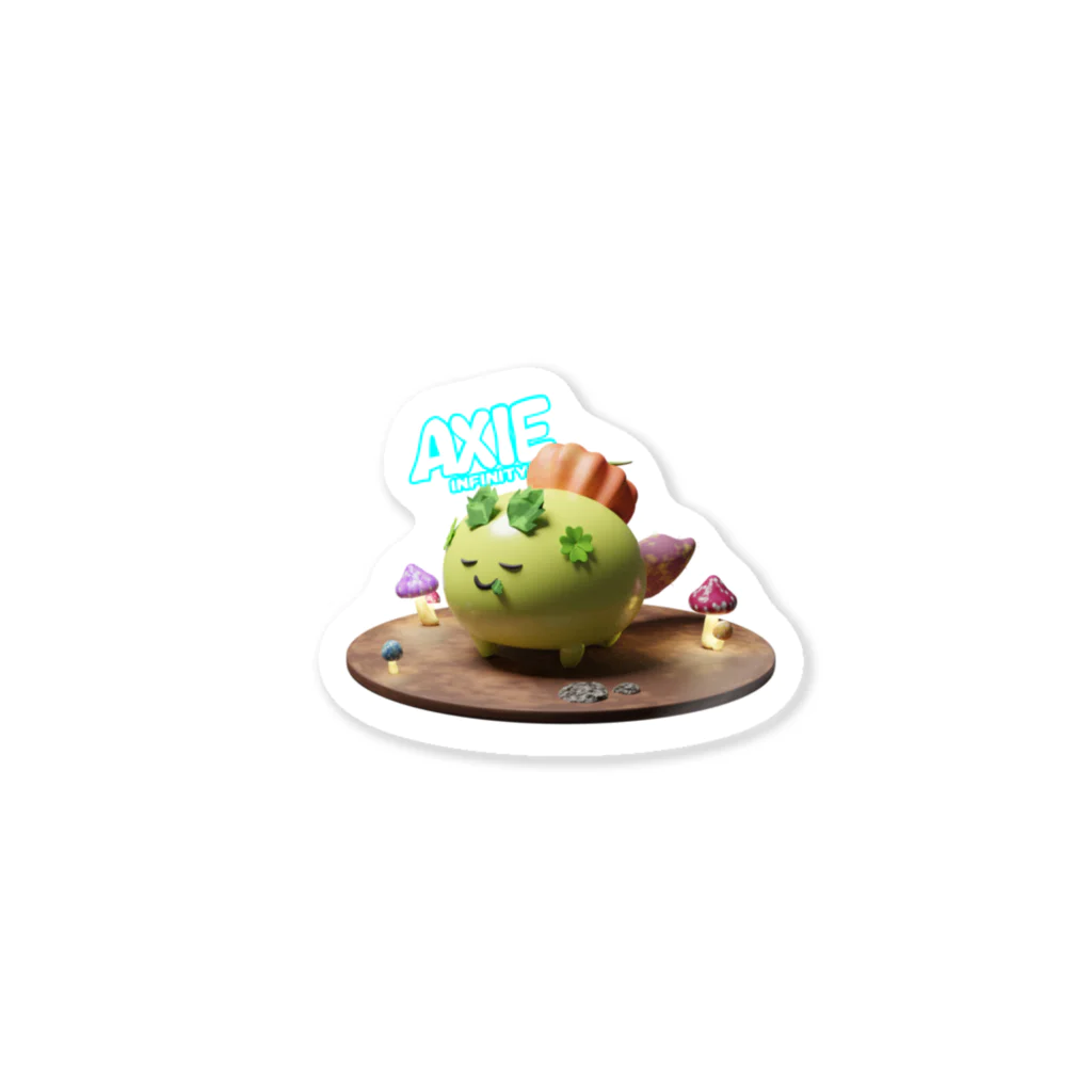 杏仁TOHU🐥の【非公式】axie infinity yum plant Sticker