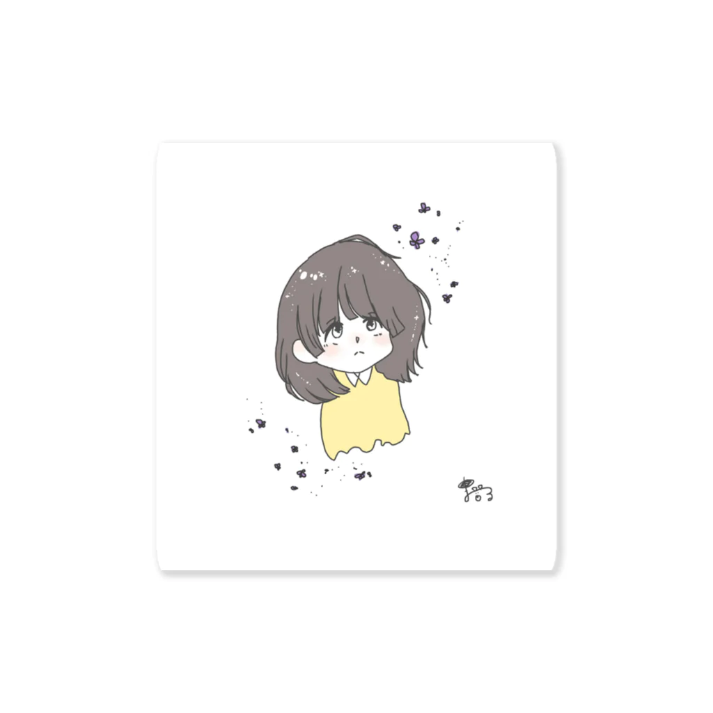 朝日奈まる◎のこの花なんの花？ Sticker