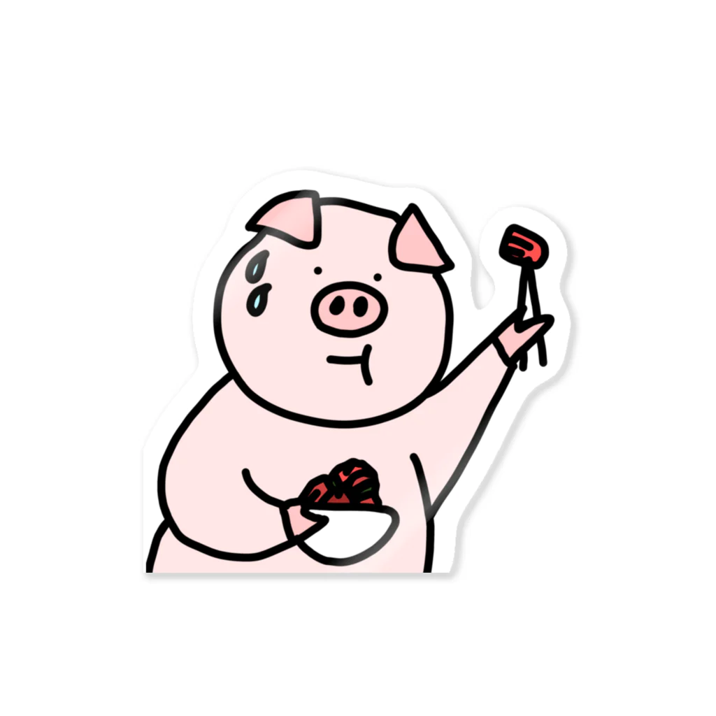 ＋Whimsyの豚キムチ Sticker