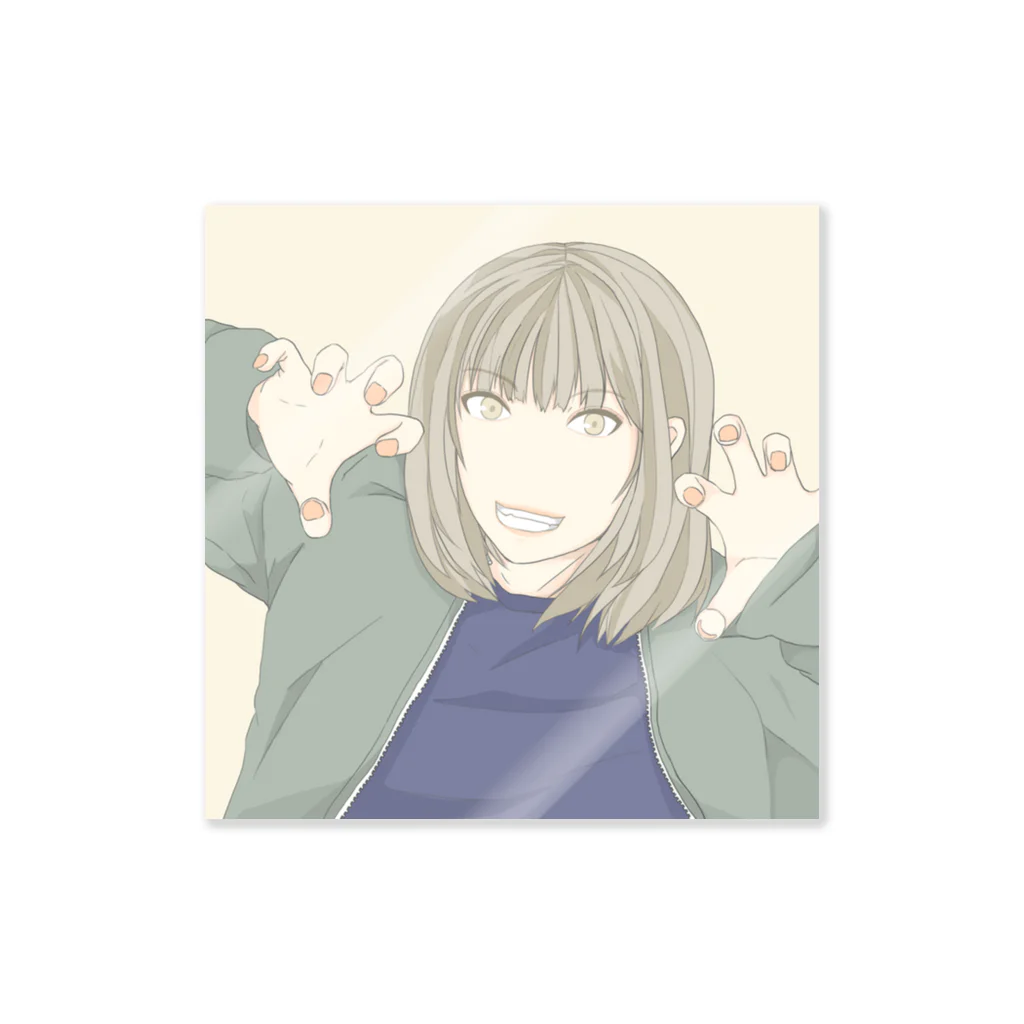 どうぶつえんのGIRL_A_COLOR Sticker