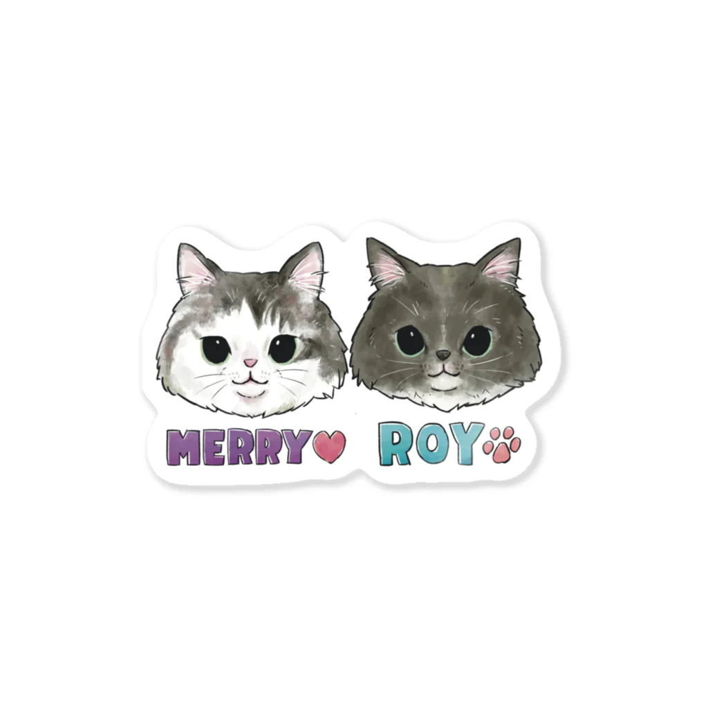 ICE BEANSのMERRY&ROY Sticker