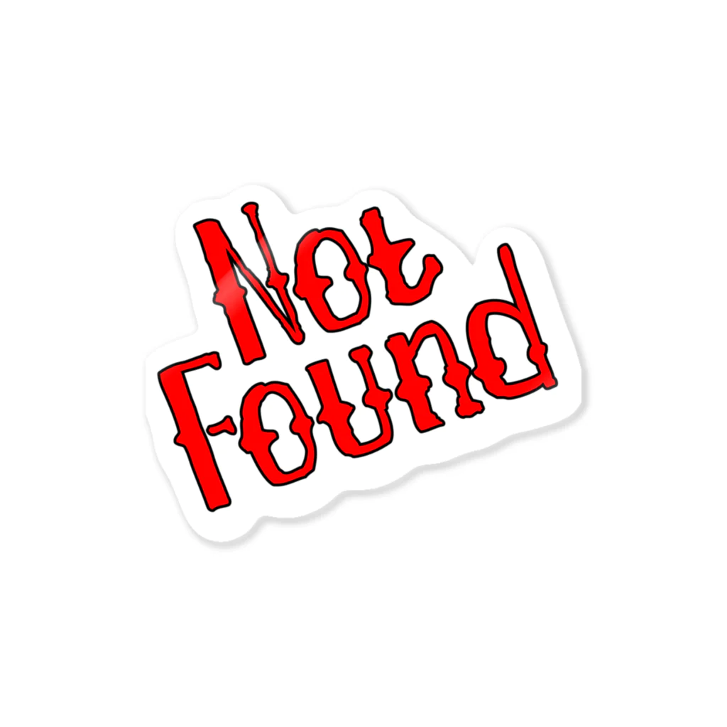 Not Found ShopのNot Found Sticker