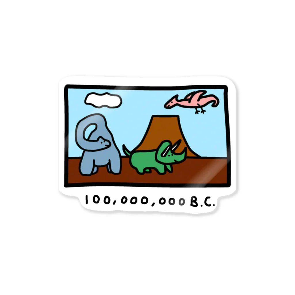 kyobo_penguinの100,000,000 B.C. ステッカー