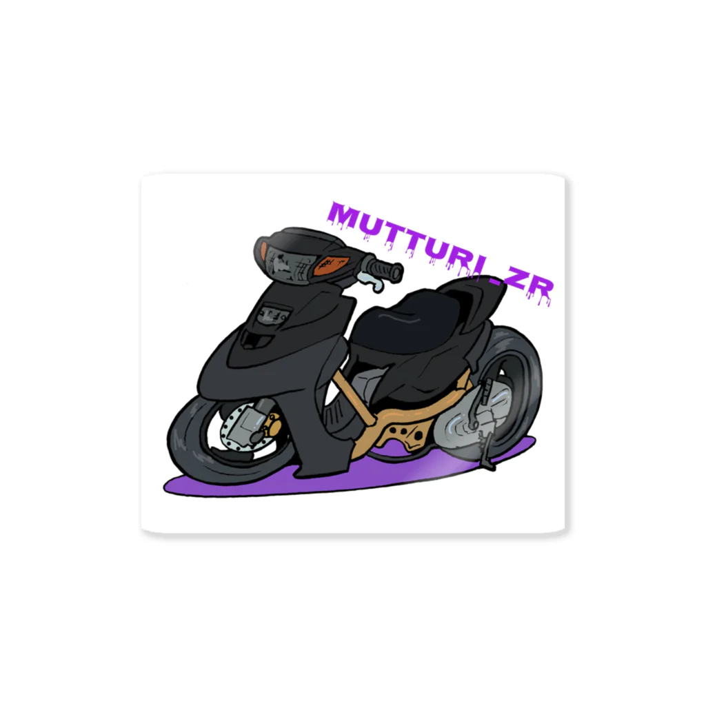 turbouのカスタムスクーター　 MUTTURI_ZR ジョグZR ステッカー