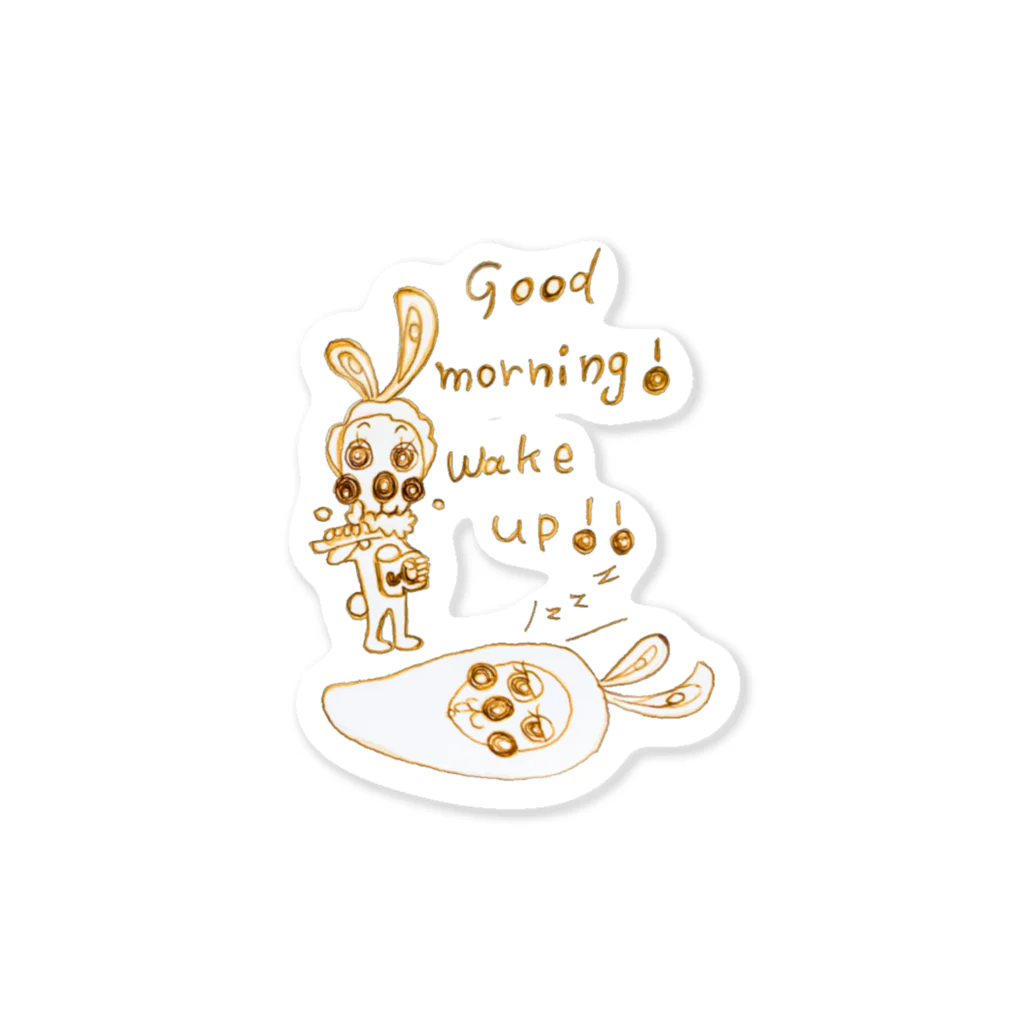 uminoneblueのGood morning! wake up!! Ver.2 Sticker