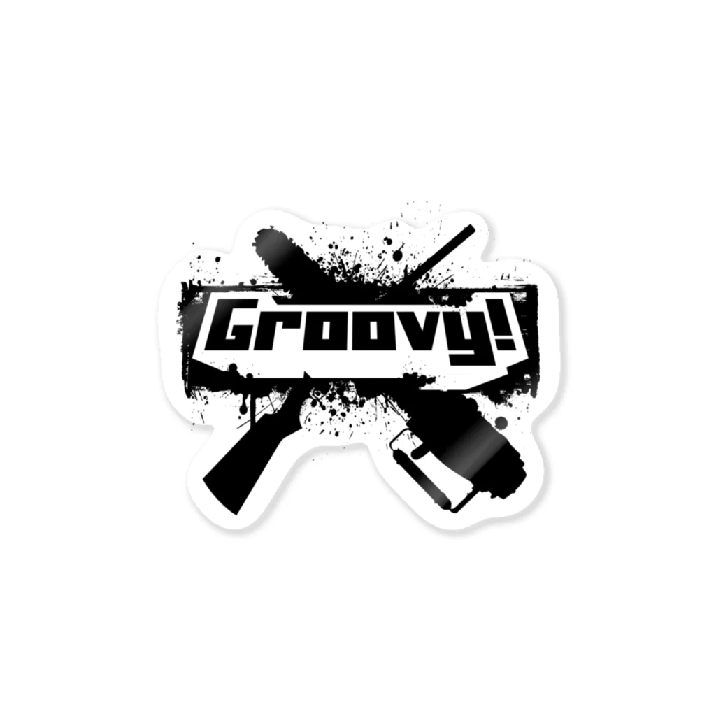 stereovisionのGroovy!(イカすぜ) ステッカー