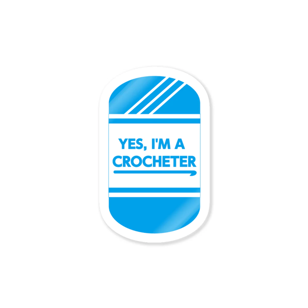 編み物 by 日本ヴォーグ社のI'M A CROSHETER Sticker