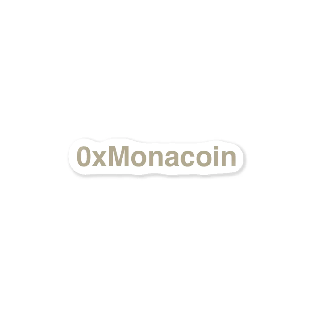 0xmonacoinの0xMonacoinテキストステッカー Sticker