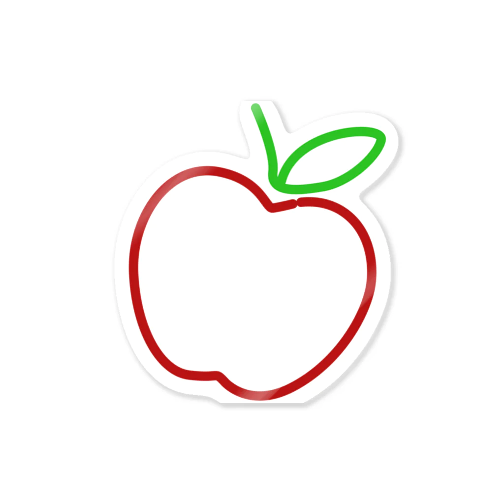 DRIPPEDのAPPLE-りんご- Sticker