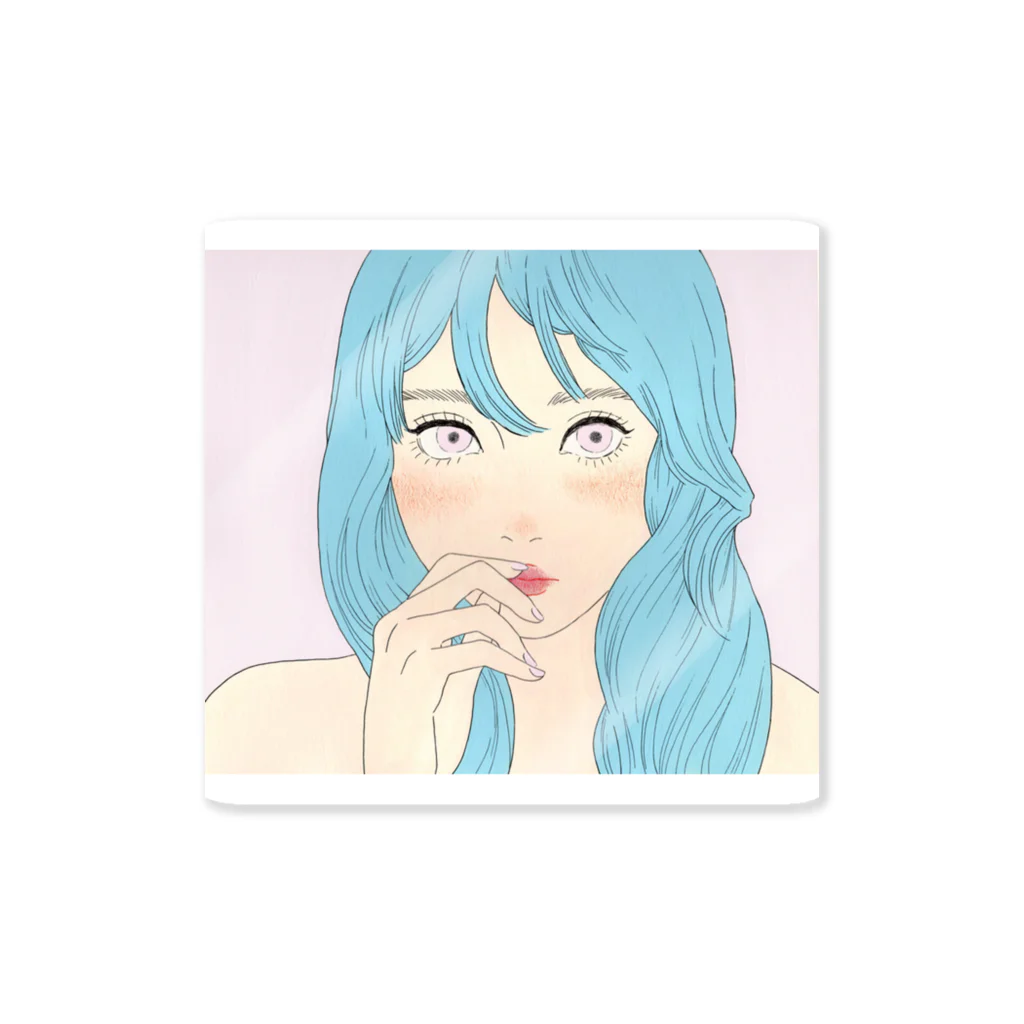 Galaのピンクアイちゃん Sticker