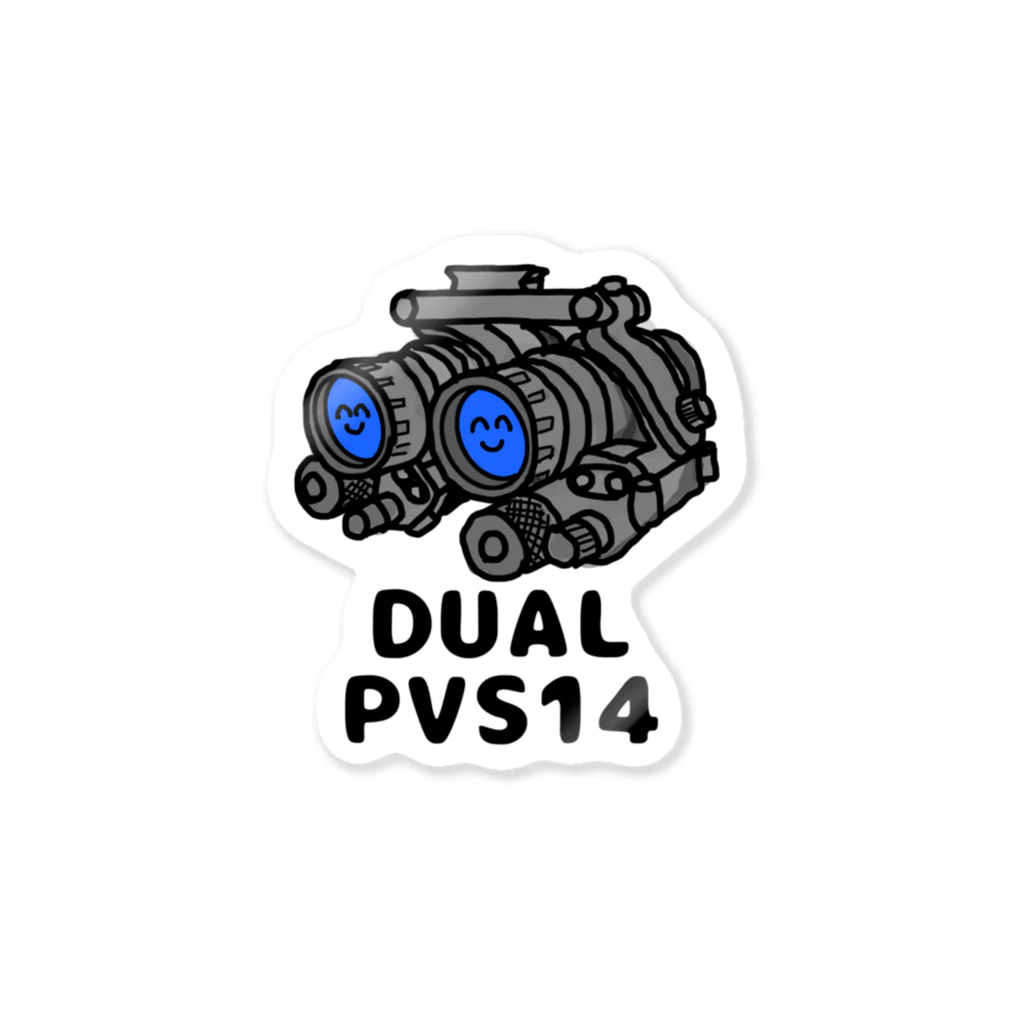 kaitoのDUAL PVS14 ステッカー