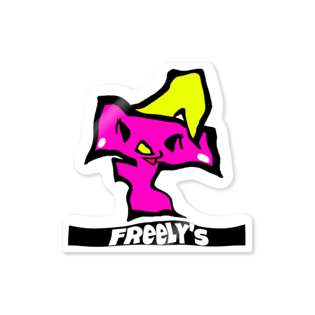 SINVA_on-line-storeのFReeLy's ステッカー