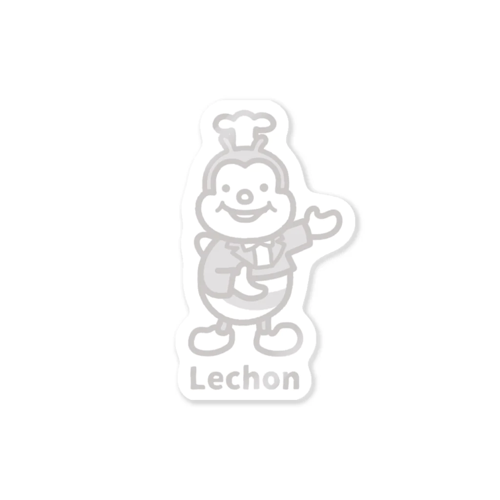 フィリピンでウケるTシャツ工房の豚の丸焼き レチョン LECHON Sticker