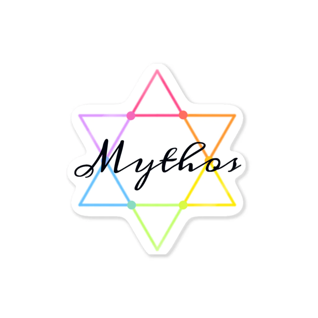 〜Mythos〜のMythos/Hexagram・黒 ステッカー