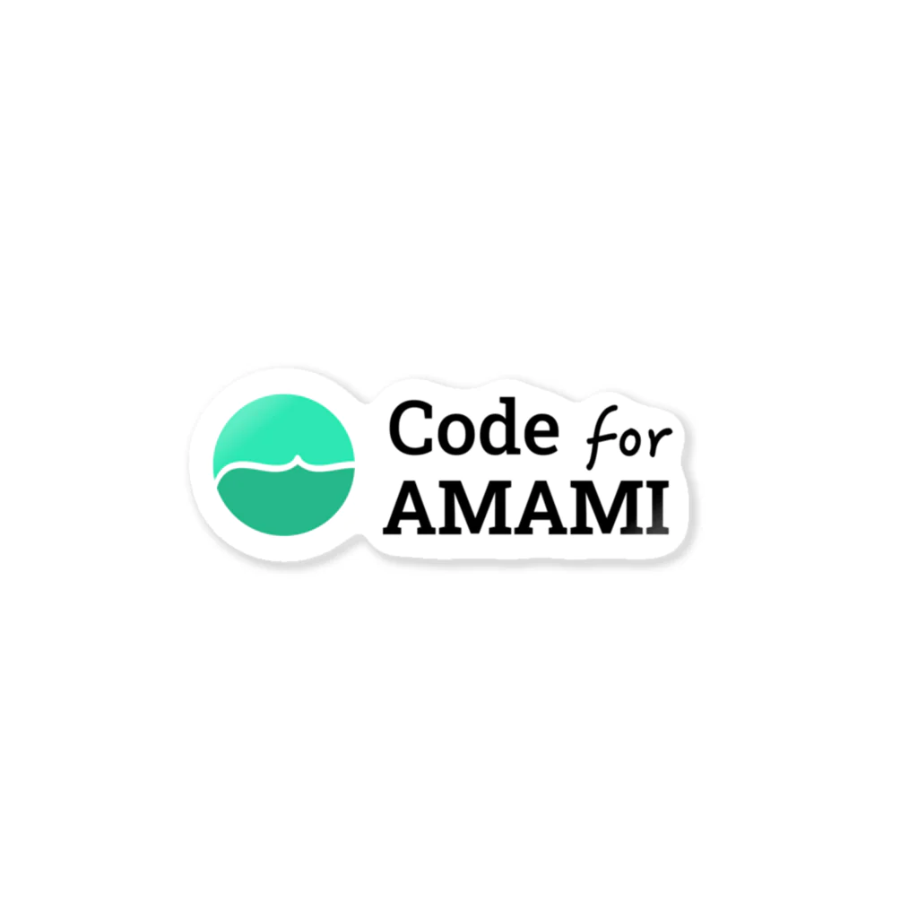 KATSUDONのCode for AMAMI ステッカー