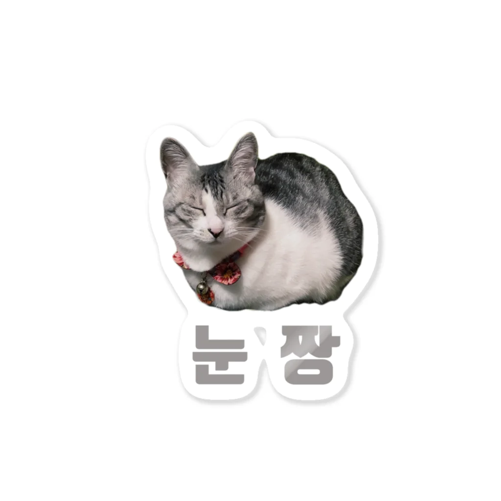 えねぽよのハングルぬんちゃん Sticker