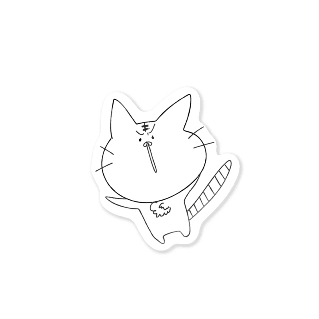 くろのかまってほしいねこ Sticker