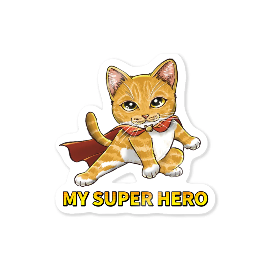 縁-yukari-のMY SUPER HERO Sticker