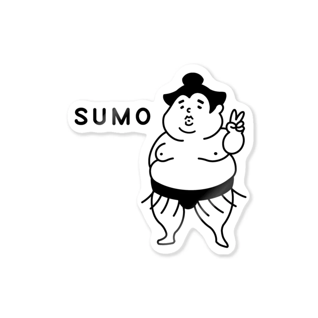 ぽぴーぴぽーのSUMO  ステッカー