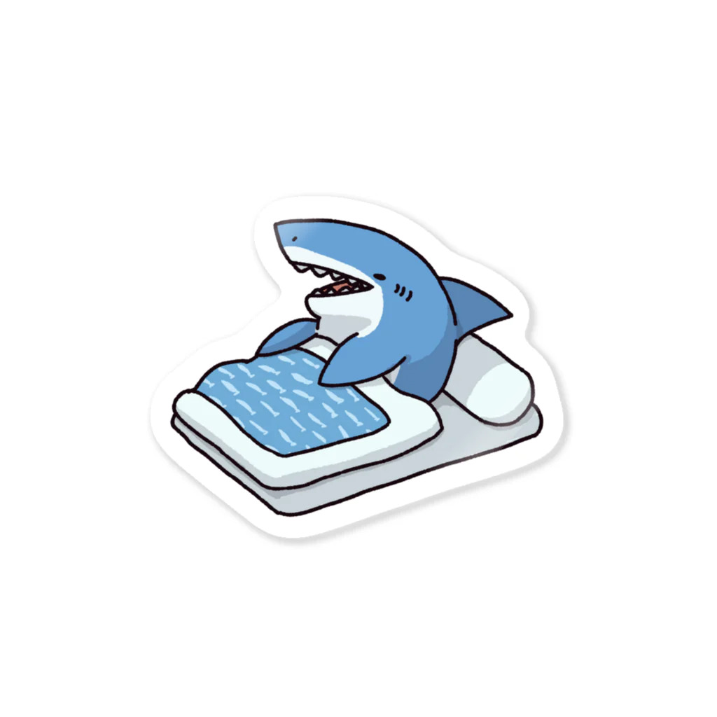 とうてんこの寝起きサメ Sticker