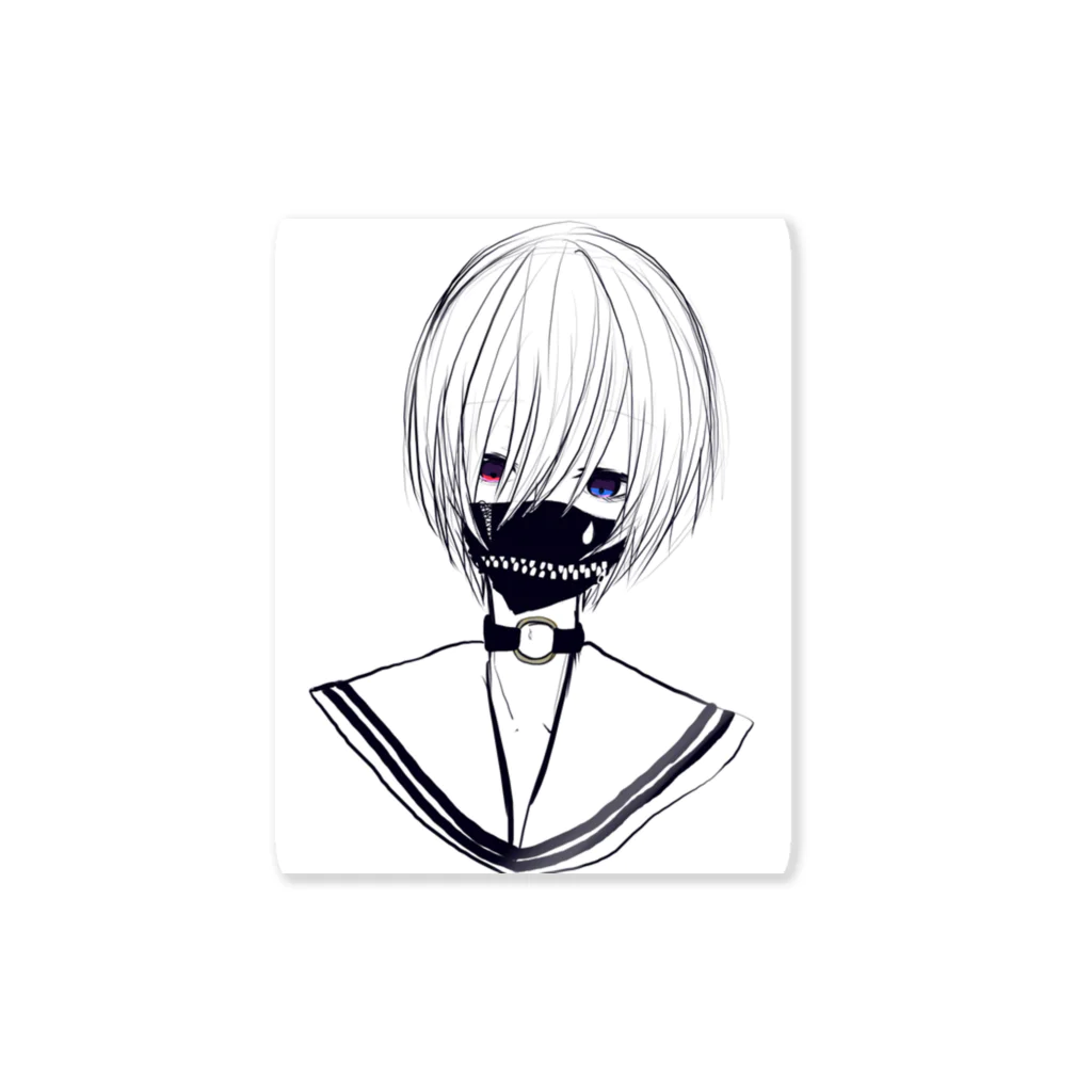 ✠✞✟☩✙✚蜂屋/黒野教徒✛☦☨☥✝✜のセーラー系男子 Sticker