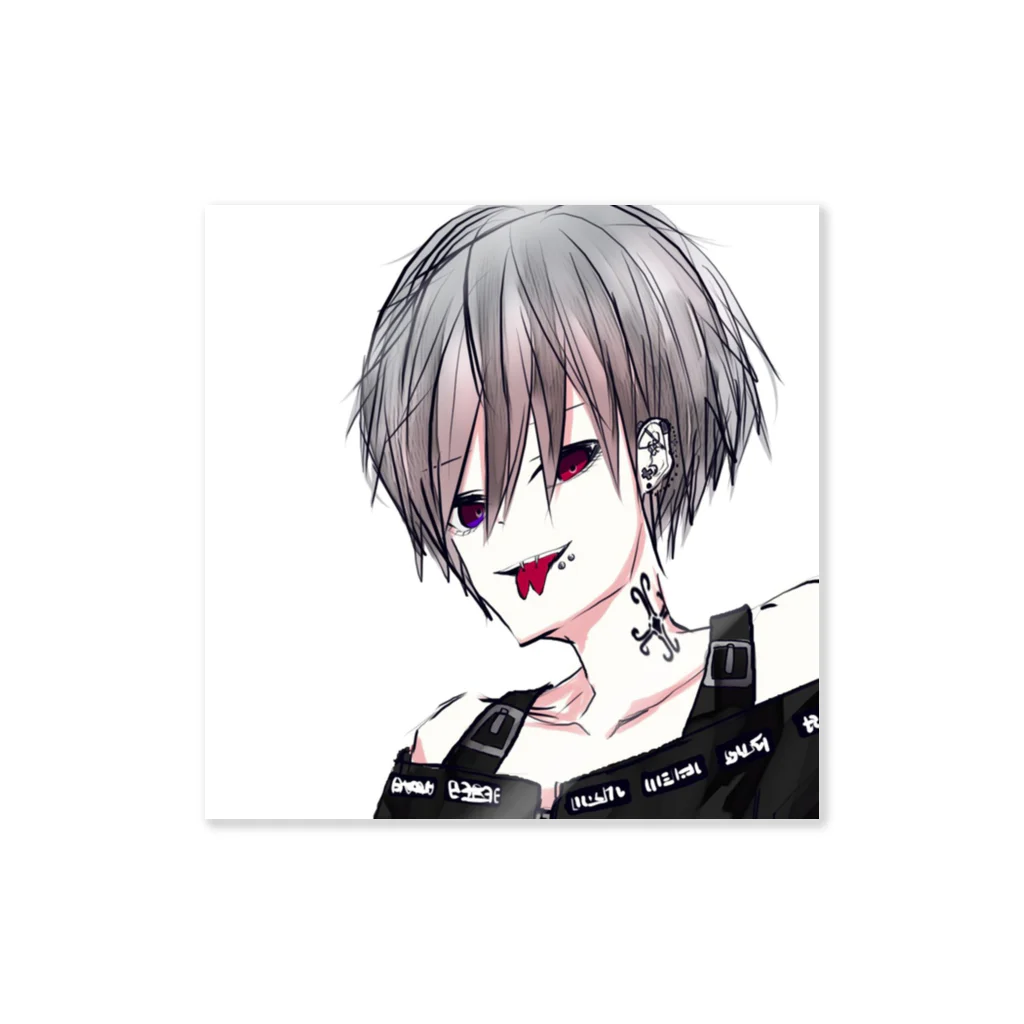 ✠✞✟☩✙✚蜂屋/黒野教徒✛☦☨☥✝✜の蛇舌系男子 Sticker