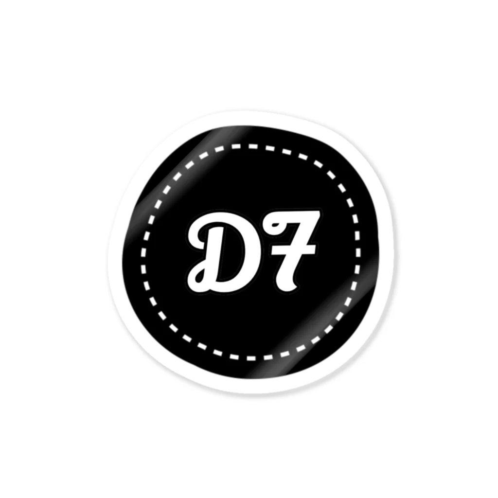 D-SEVEN　公式オンラインショップのD7 ステッカー