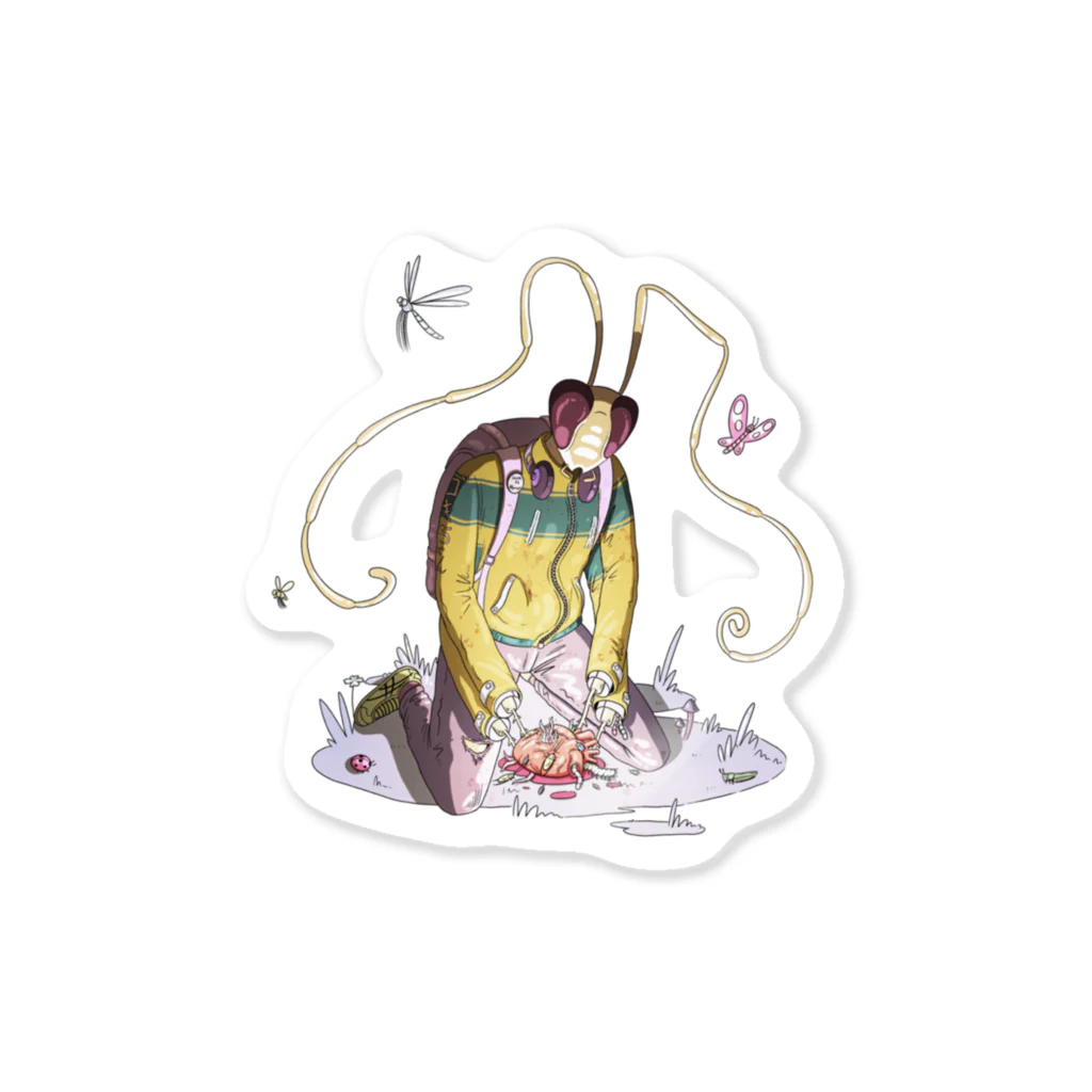 Fontaのゴキちゃんの心 Sticker