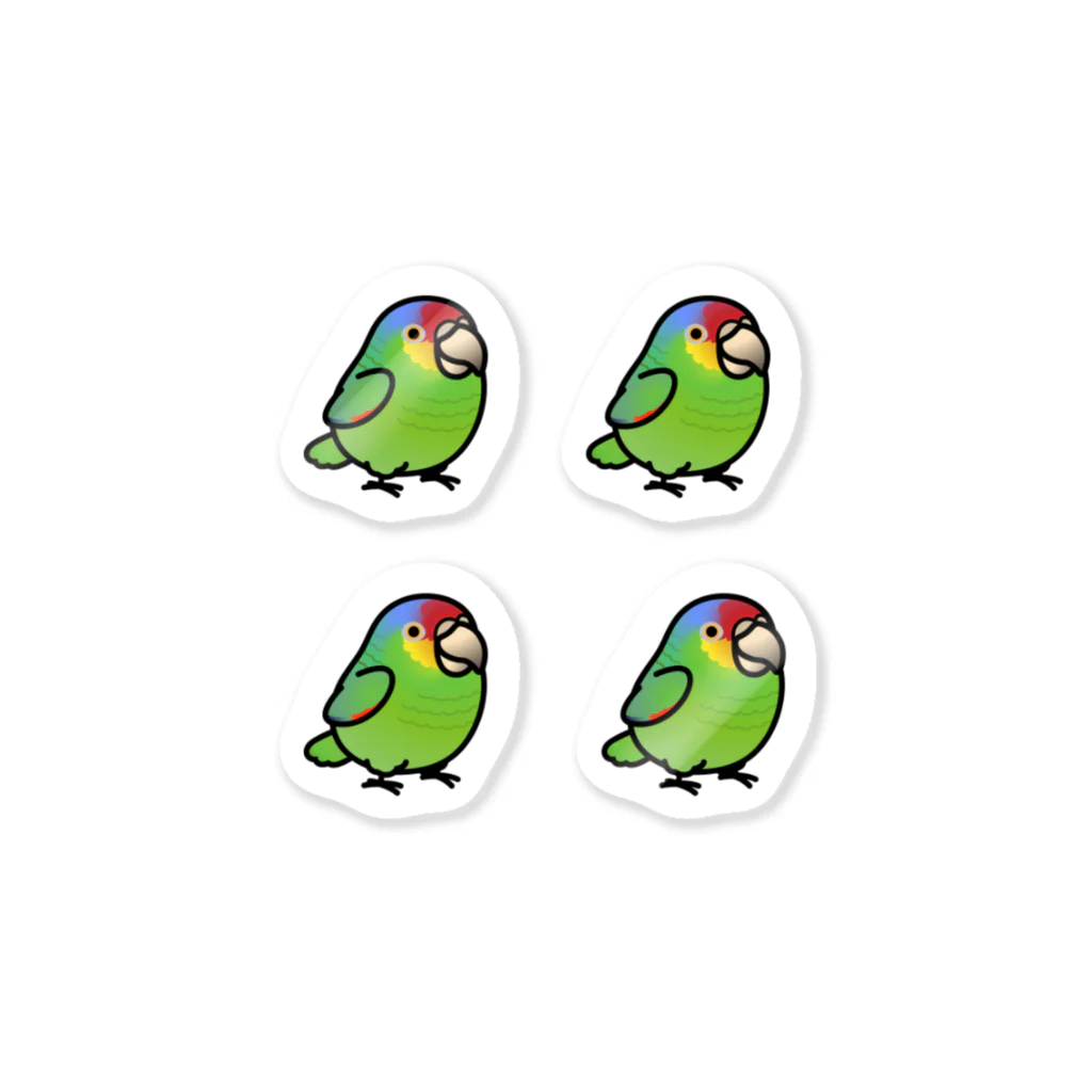 Cody the LovebirdのChubby Bird　キホオボウシインコ Sticker