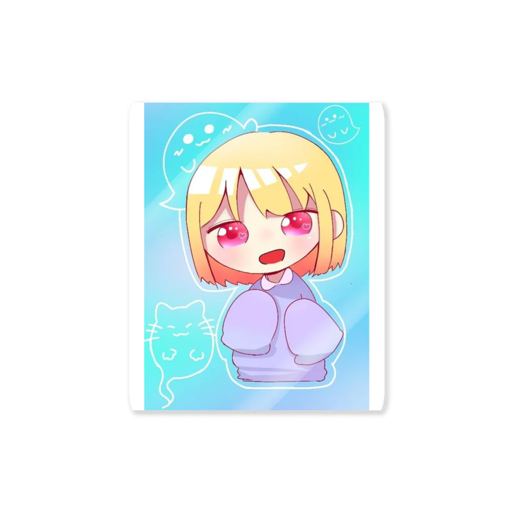 いろはの萌え袖パステル少女 Sticker