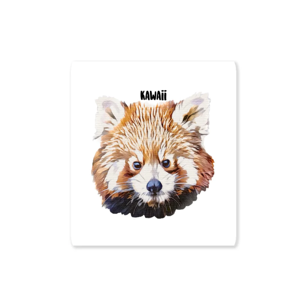 しゃけぶり店のkawaii-redpanda Sticker