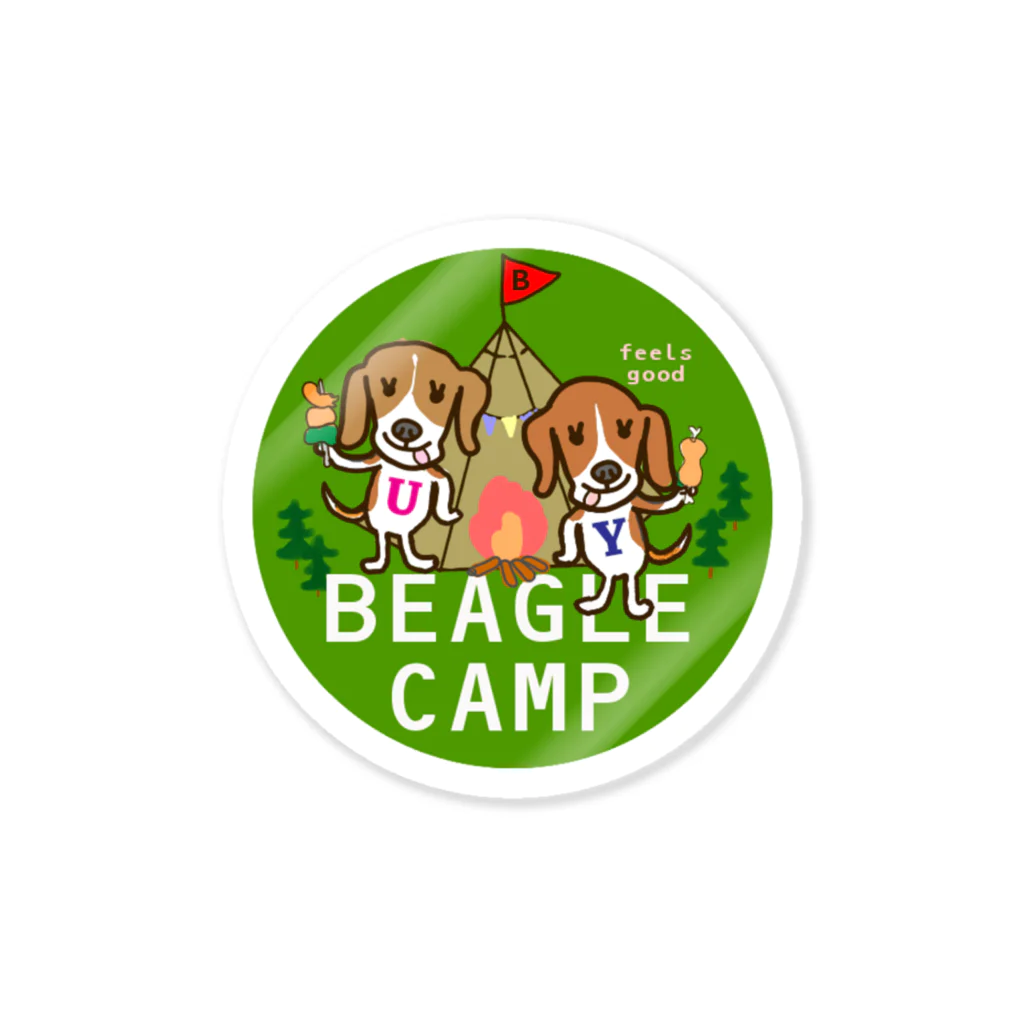 SATYのBEAGLE CAMP　UY Sticker