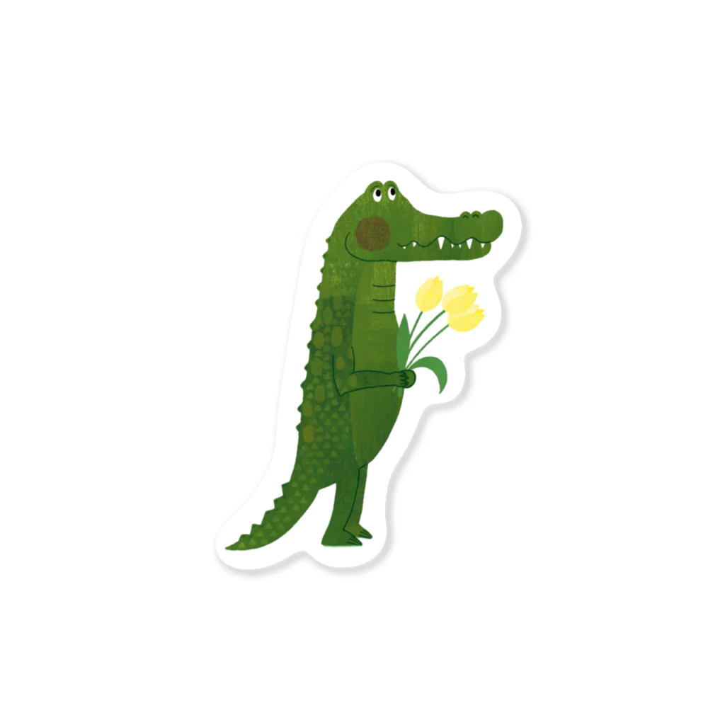 吉田美穂子/イラストレーターのCROCODILE Sticker