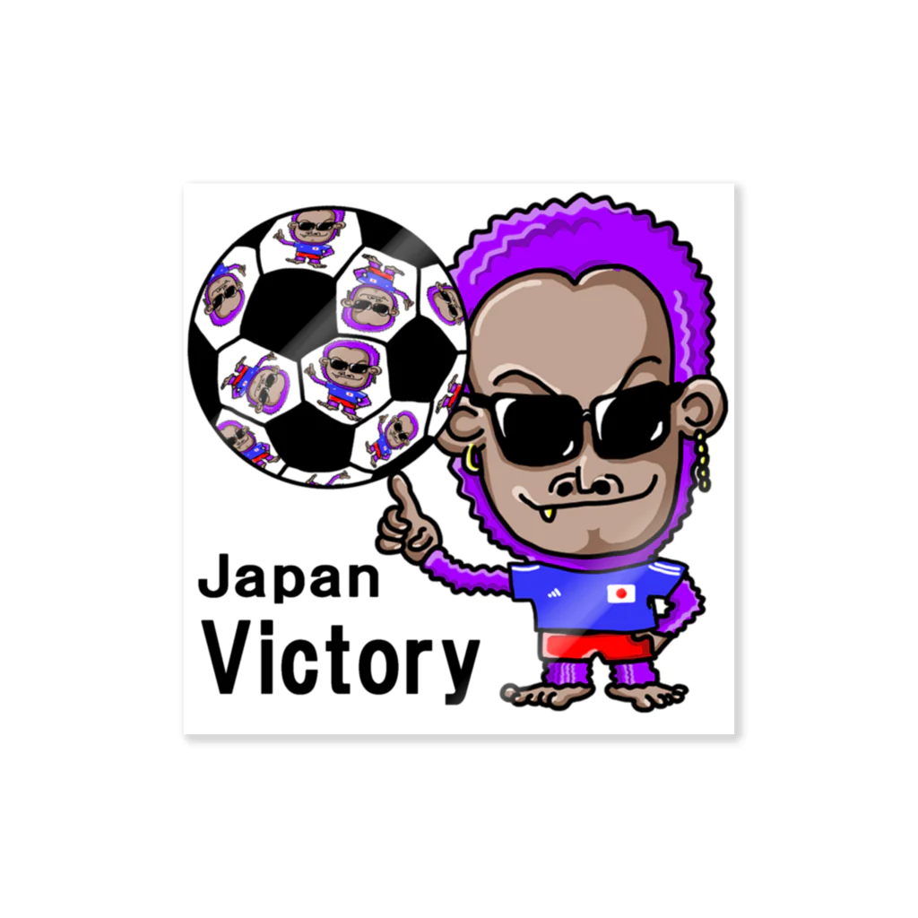 akapantoriの紫ゴリラサッカー2022 Sticker