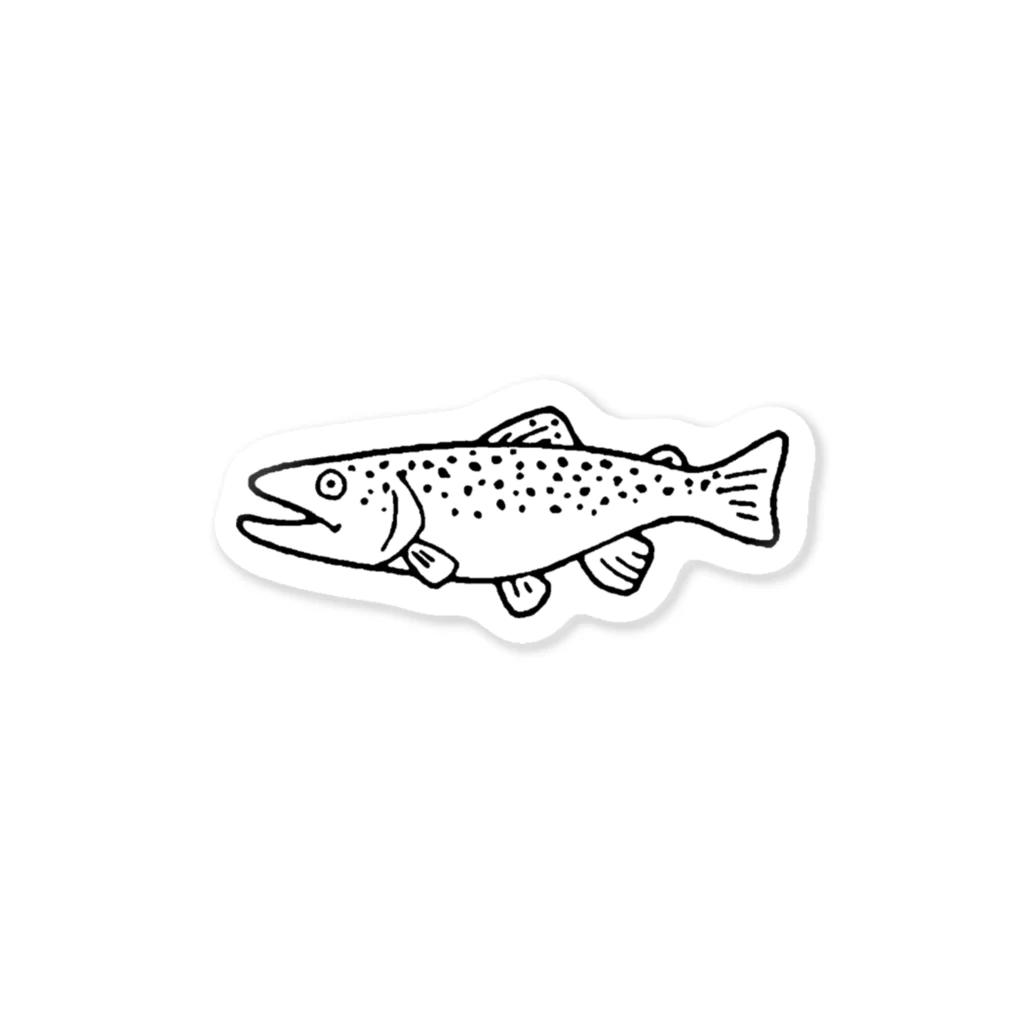 のぞみユニ🐟のブラウントラウト Sticker