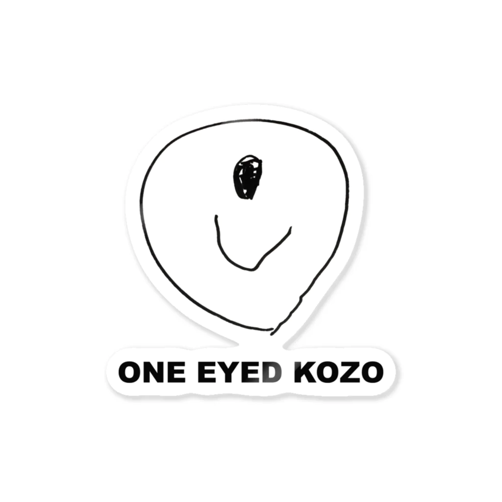 kenjiskywalkerのONE EYED KOZO ステッカー