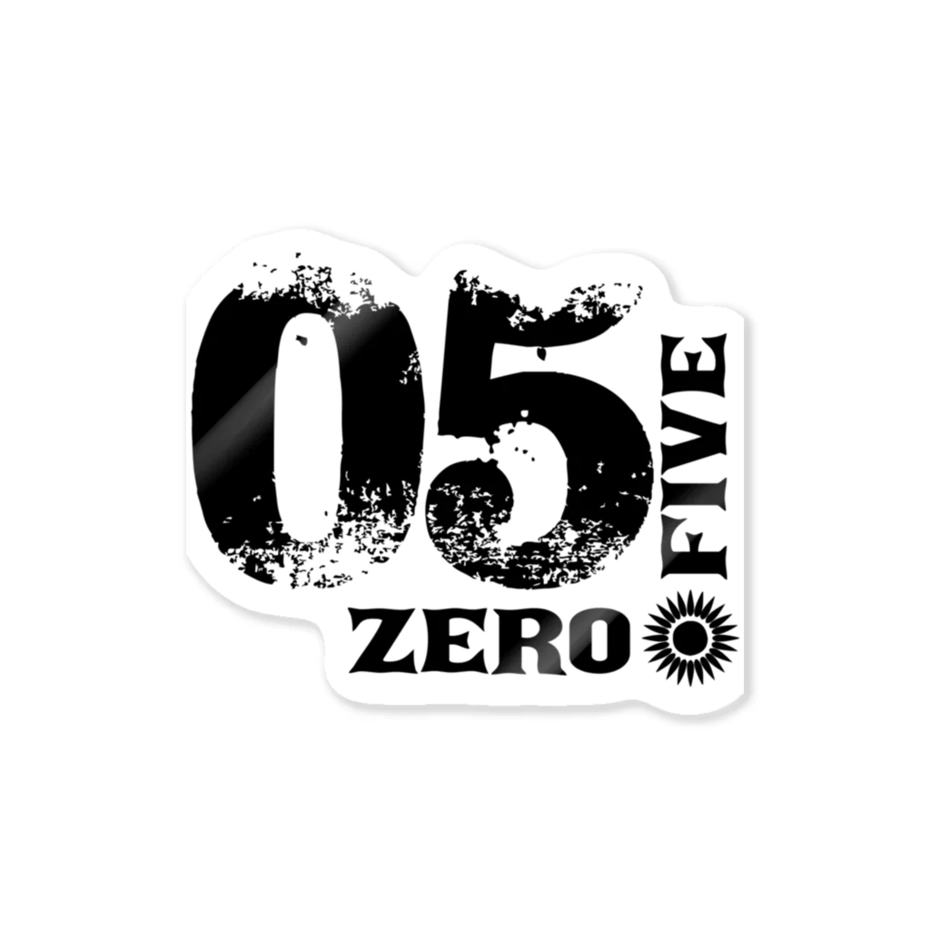 05 -ゼロファイブ-の05 -zerofive-ロゴ ステッカー