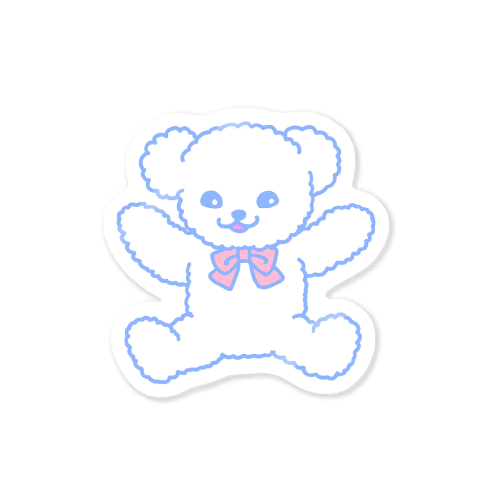 Something Cute ♡のおリボン mine bear ステッカー