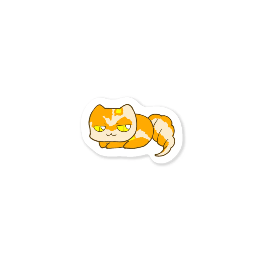 うさかぼち屋のネコトカゲモドキ Sticker