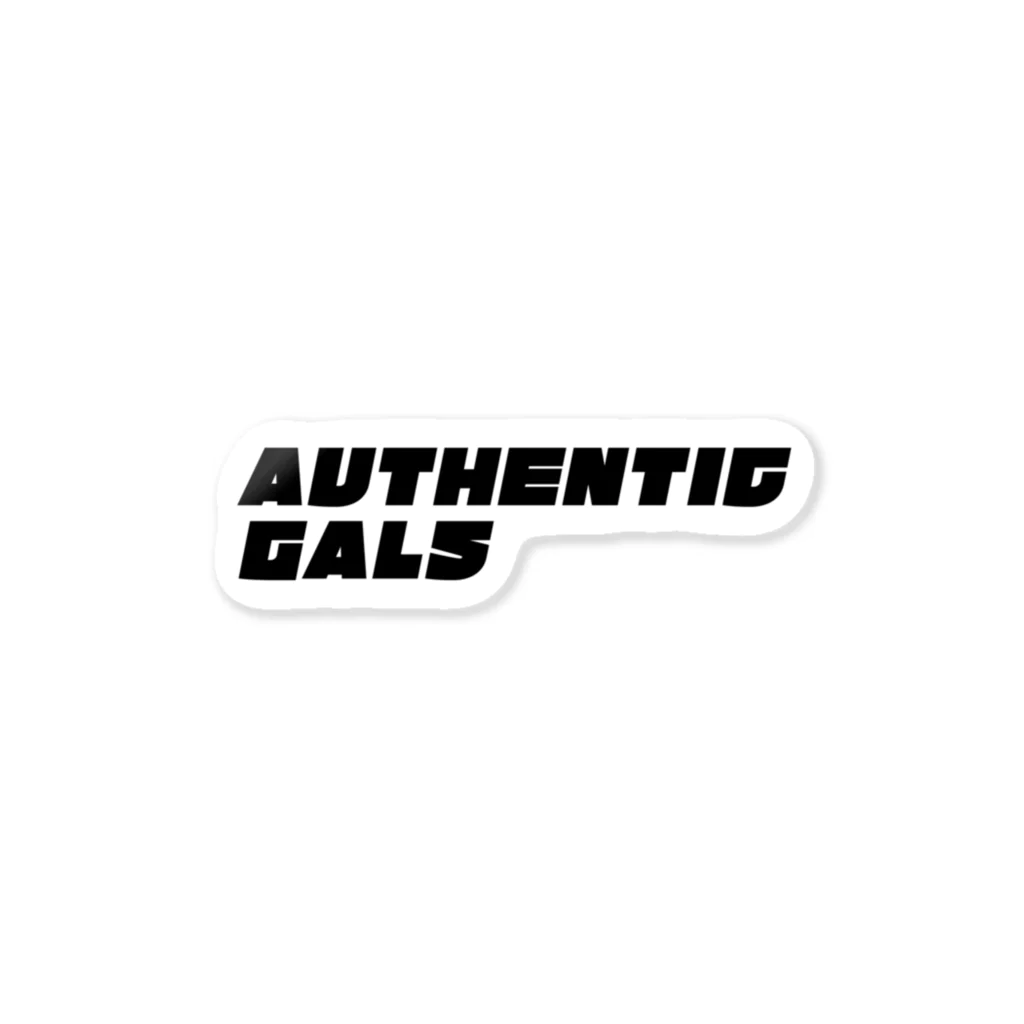 AUTHENTIC GALS GOODSのAUTHENTIC GALS シンプルロゴシリーズ ステッカー