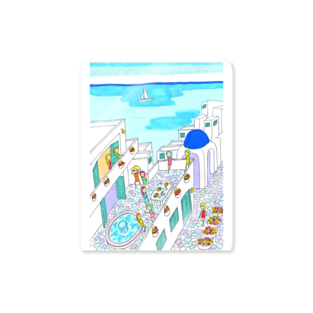 AKISENのエーゲ海ガールズ Sticker