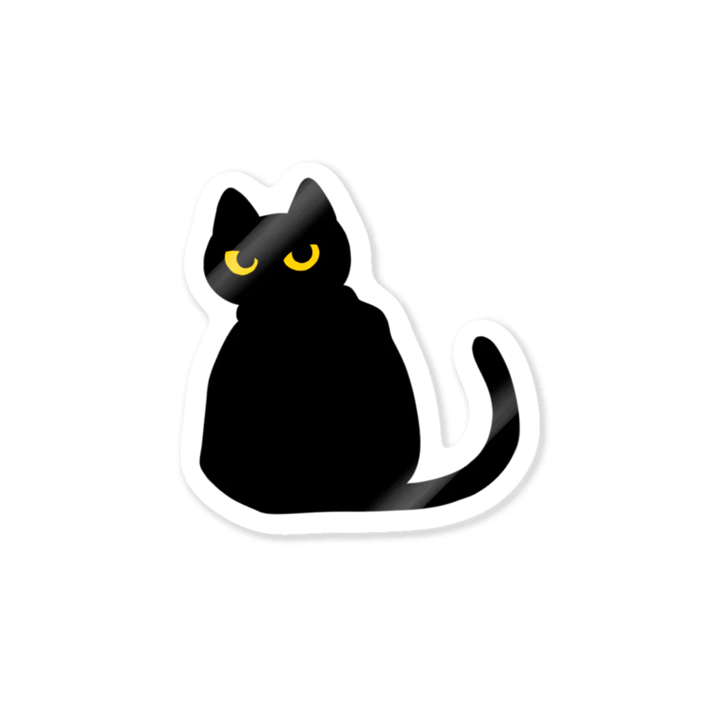 天使の輪の黒猫 Sticker