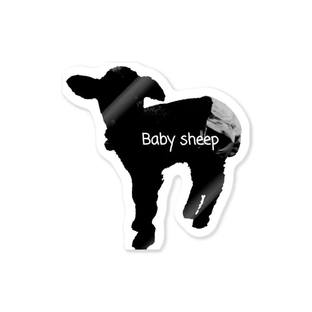 旅するナースのBaby sheep ステッカー