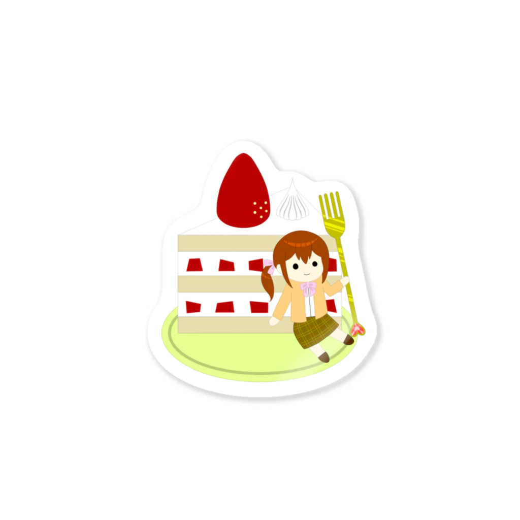 彩睛(さいせい)のwith cake Sticker