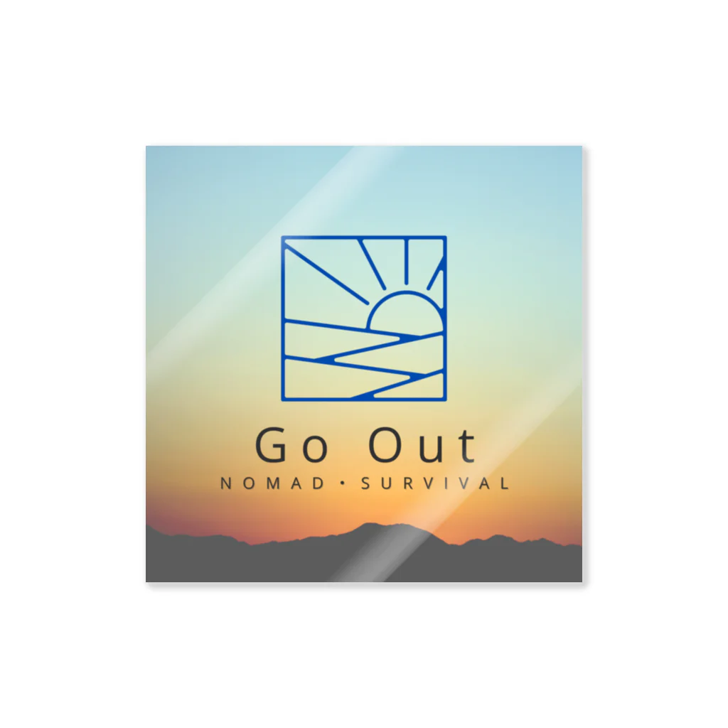 halka045のGoOut | NOMAD・SURVIVAL Sticker