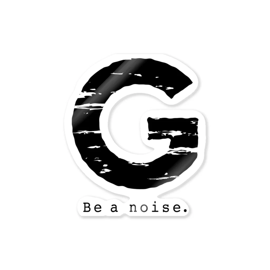 noisie_jpの【G】イニシャル × Be a noise. ステッカー