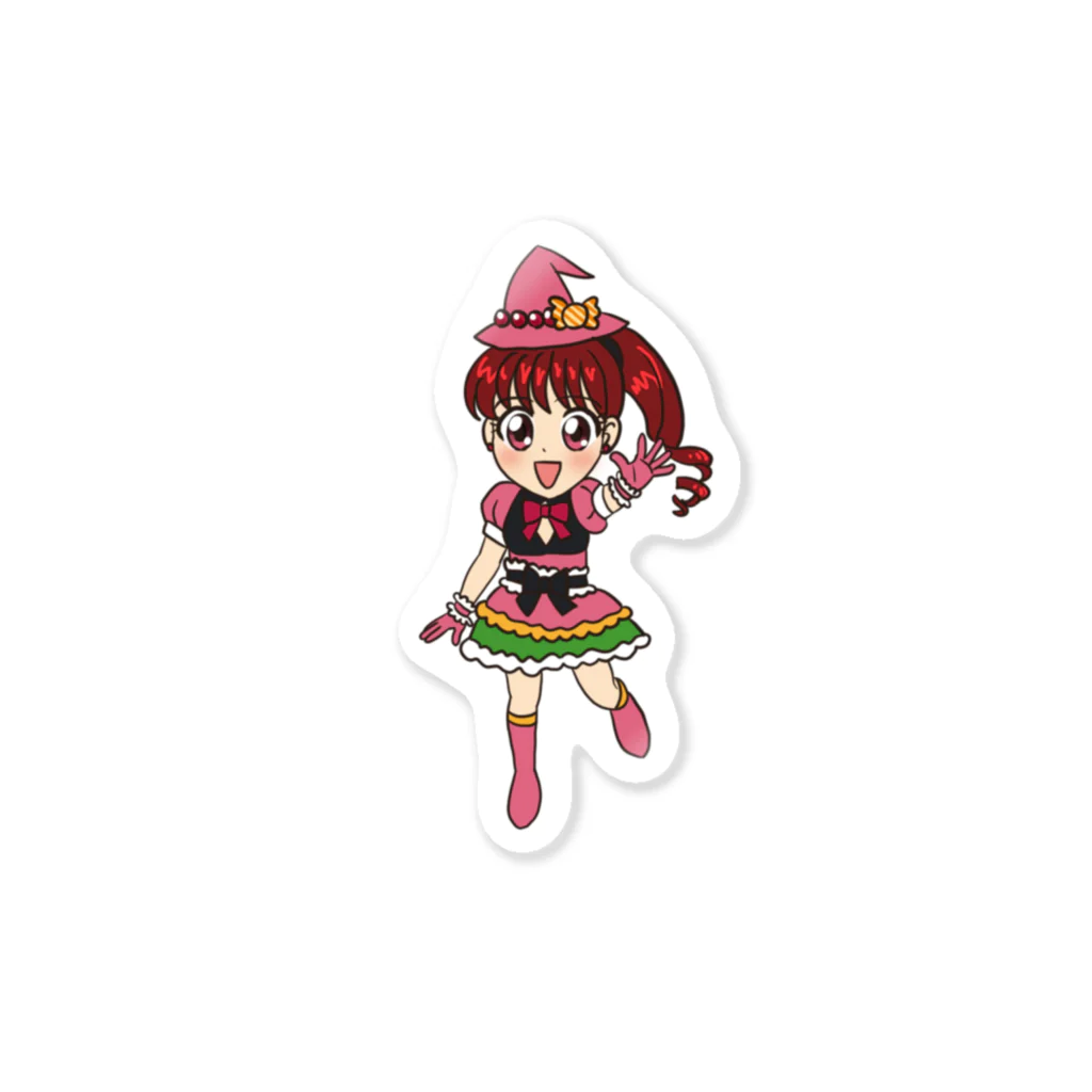 hal's SHOPのキュートな魔女っ子 Sticker