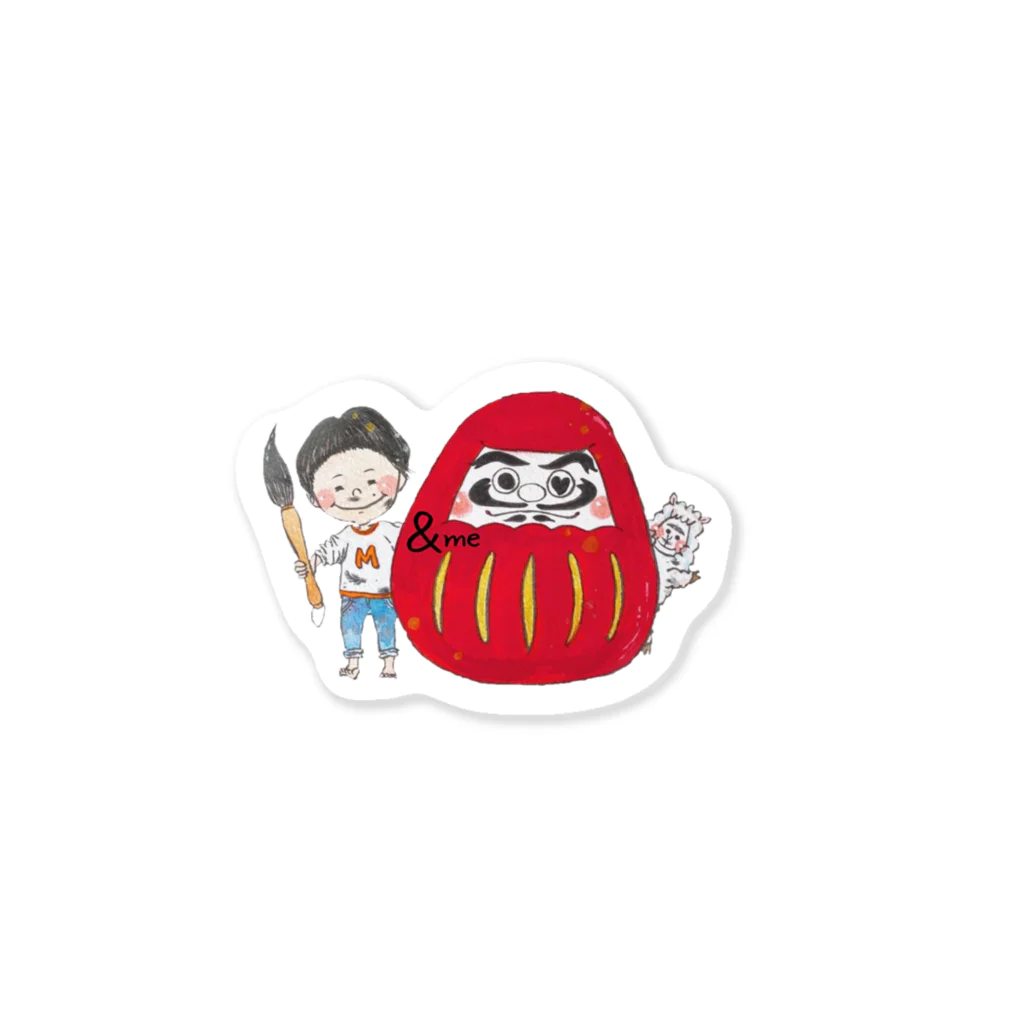 Okatonの【Daruma】&me ステッカー